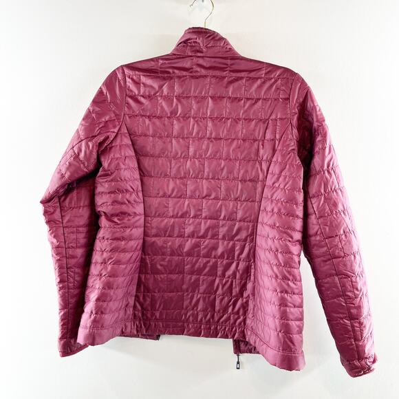 Patagonia Full Zip Nano Puff Puffer Jacket Coat Maroon Red Small - Picture 4 of 8